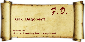 Funk Dagobert névjegykártya